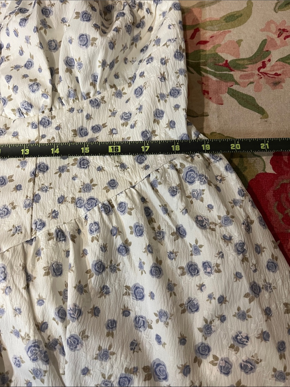Cider square neck corset style midi dress size 1XL - Picture 4 of 11